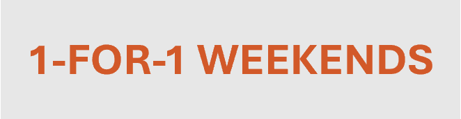 1-for-1 Weekends Movie Tickets