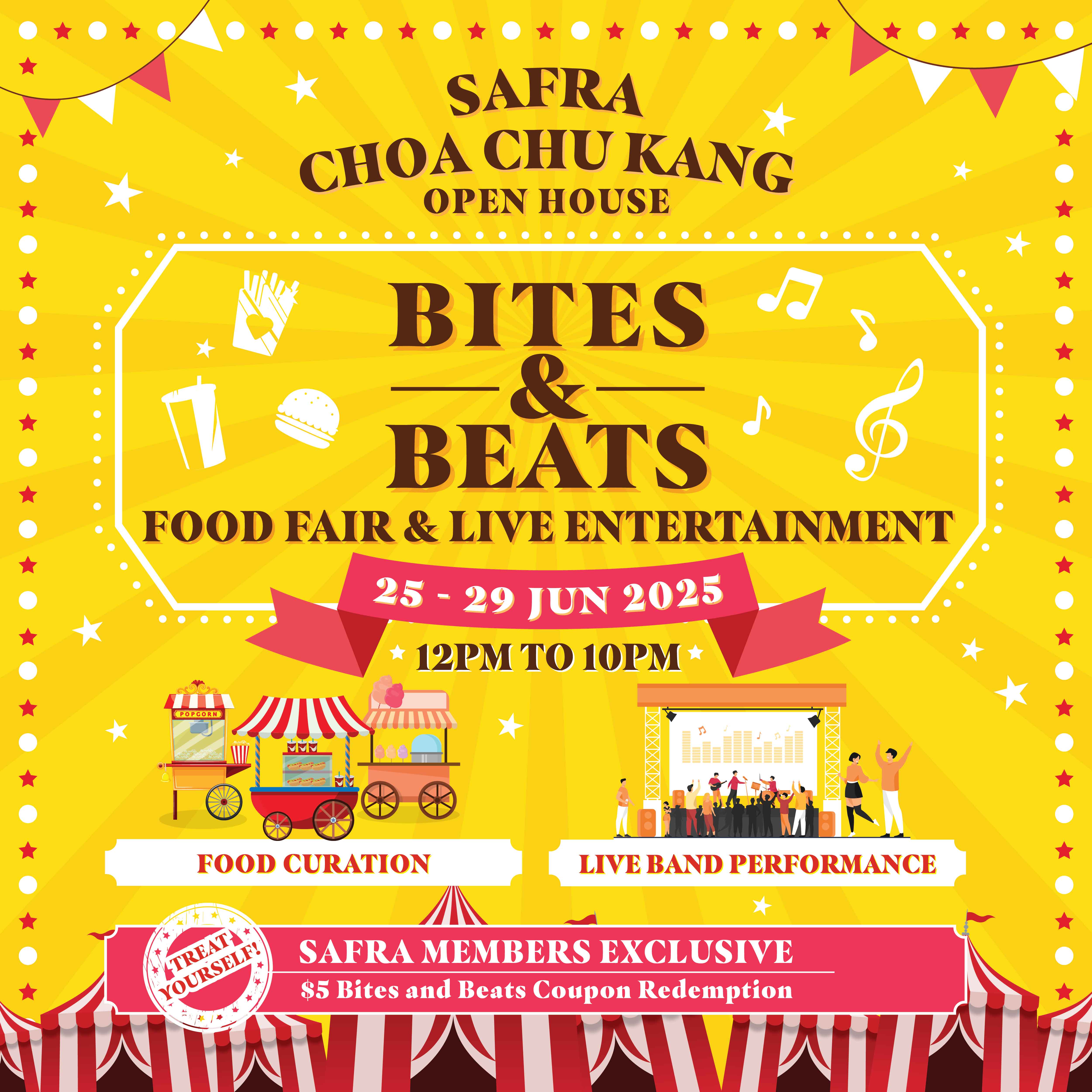 SAFRA Choa Chu Kang Bites and Beats 25-29 June 2025