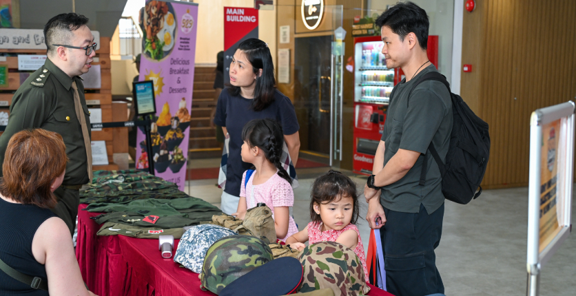 Army Collectible Booth by Alvin's Bunker at SAFRA Tampines