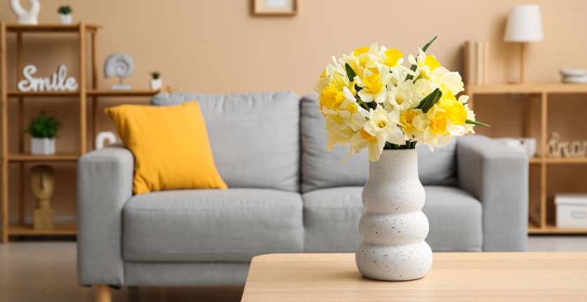 Flowers in the living room