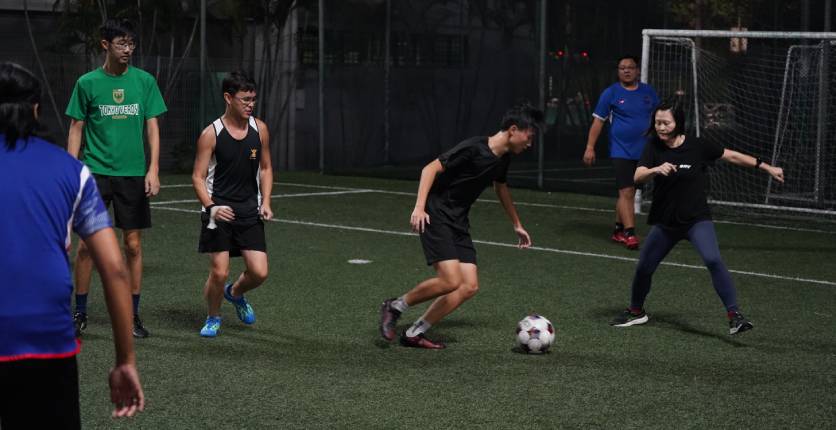 SAFRA Tampines Futsal Kakis June Lim