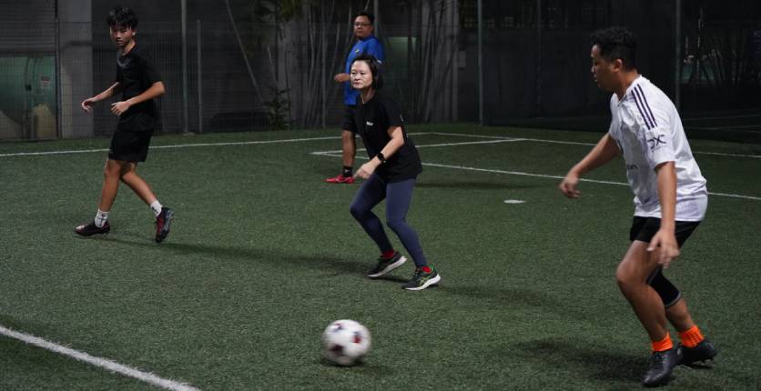 SAFRA Tampines Futsal Kakis June Lim 