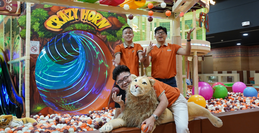 Jolly Jungle at SAFRA Yishun Kris Jamison and Joseph