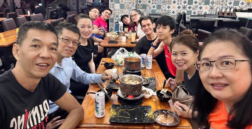Bonding with the members of SRCMF after training