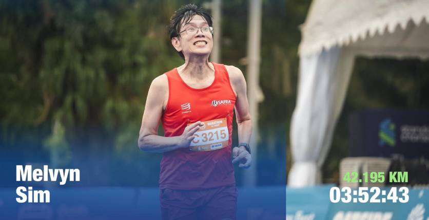 Melvyn Sim SRCMF SAFRA Running Club 
