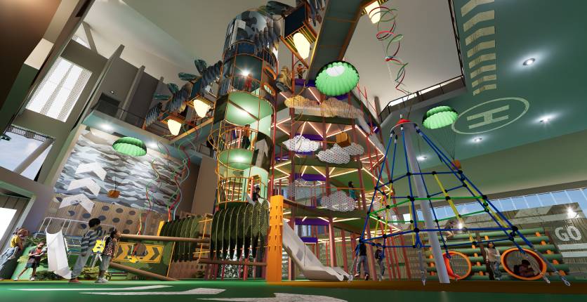 Refreshed Kidz Amaze at SAFRA Jurong artist's impression