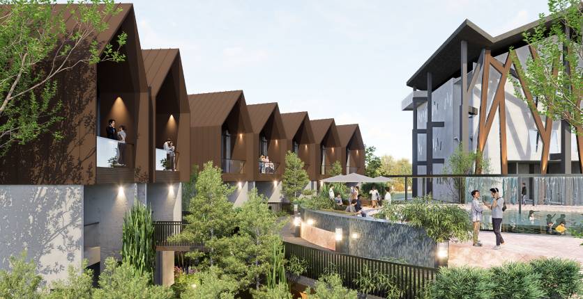 Refreshed SAFRA Jurong resort-style accomodations artist's impression