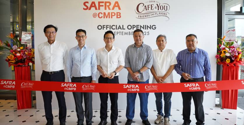 SAFRA at CMPB VIPS at ribbon cutting ceremony