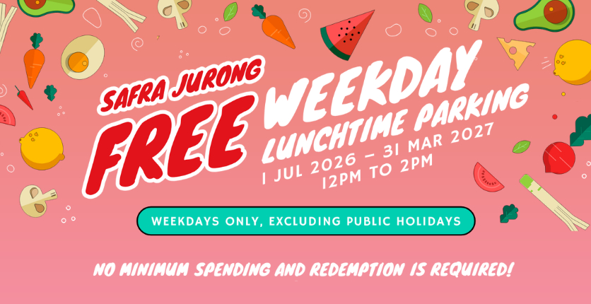SAFRA Jurong Free Weekday Lunchtime Parking