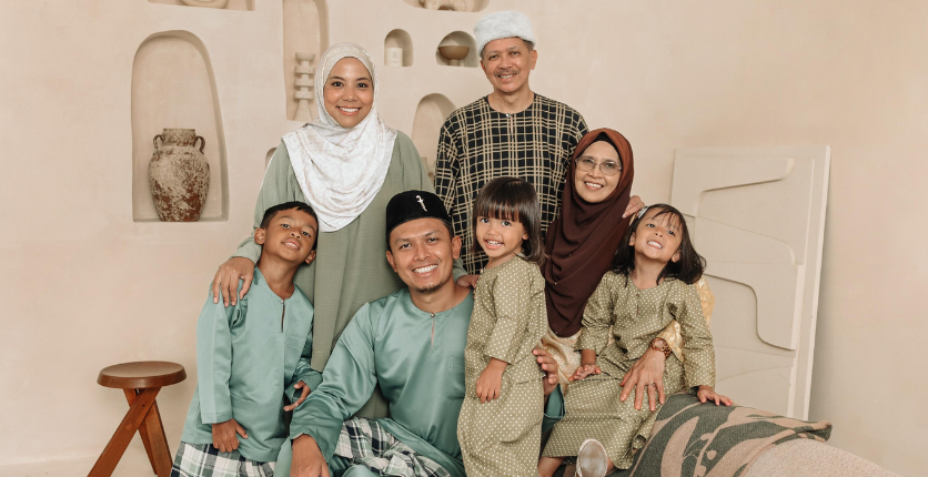 SAFRA TM EC Member Hari Raya Family Photo