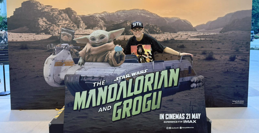 Sean at The Mandalorian & Grogu preview screening