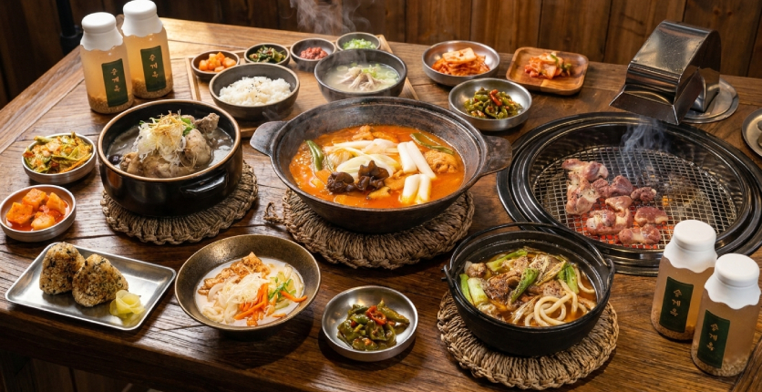 Song Gye Ok lunch menu
