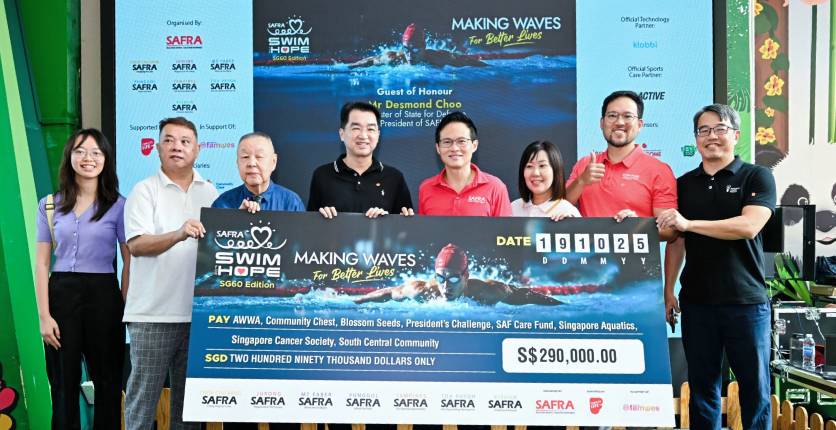 Swim For Hope at SAFRA Jurong