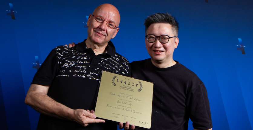The Violinist Raul Garcia and Ervin Han with Best Soundtrack award