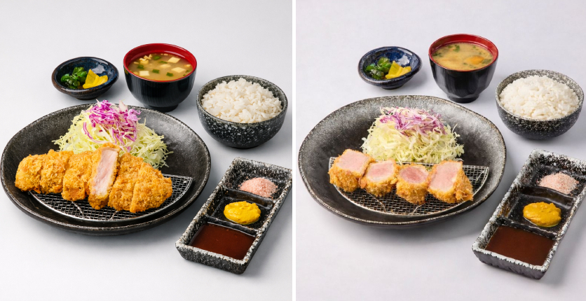 Tonkatsu Daiki Rosu and Hire Katsu