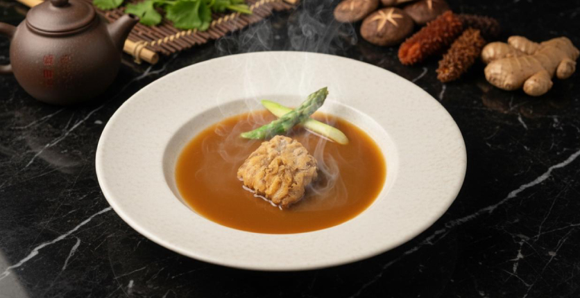 Treasure Paradise Crispy Sea Cucumber with Mushroom