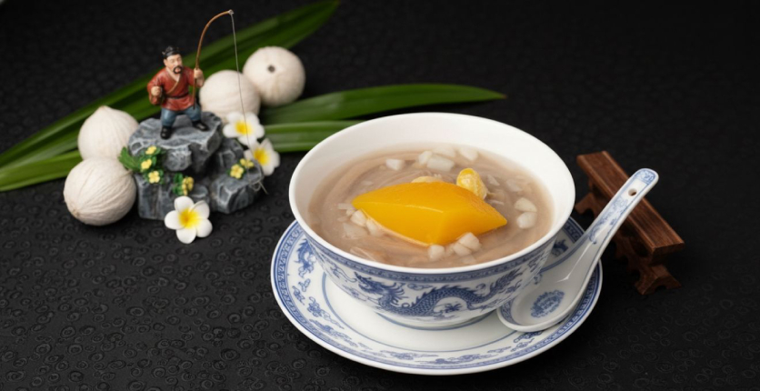 Treasure Paradise Mashed Yam & Pumpkin with Gingko