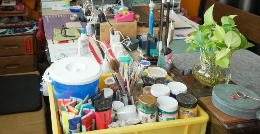 Wilfred Cheah's work desk