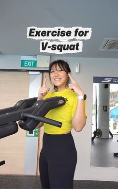 Exercise for V-squat