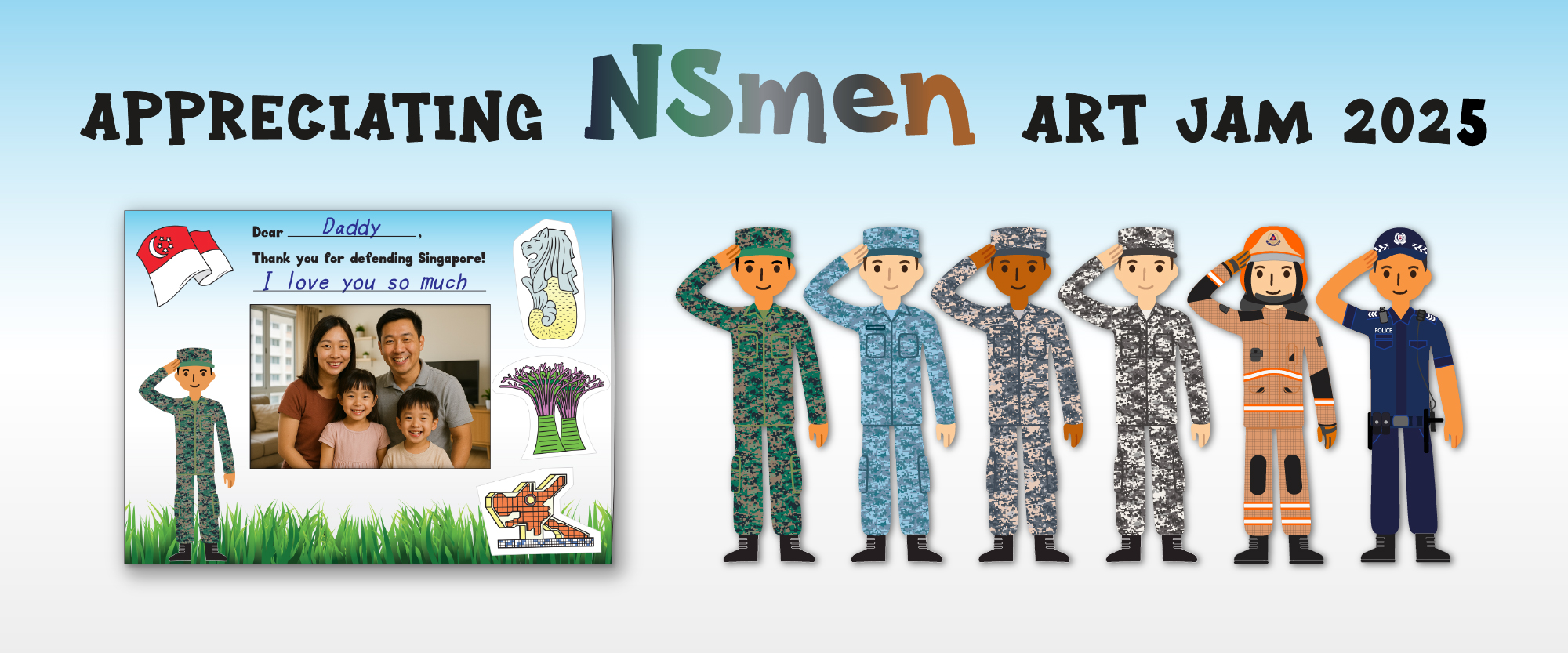 Appreciating NSmen Art Jam 2025