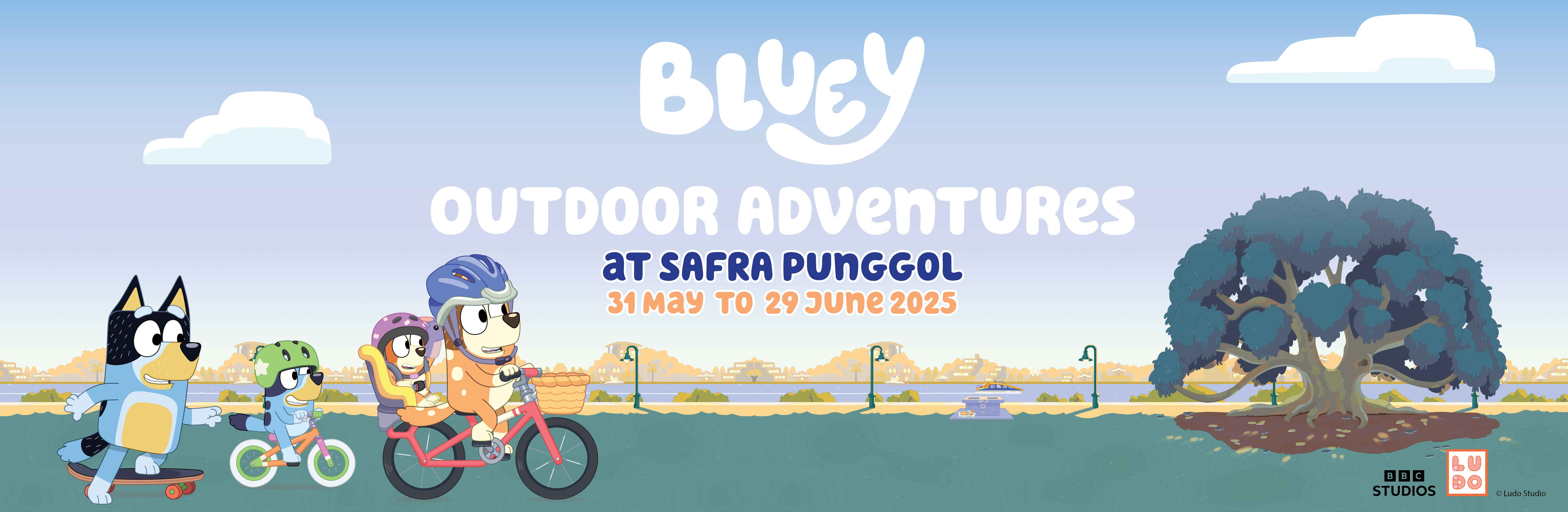Bluey Outdoor Adventures at SAFRA Punggol