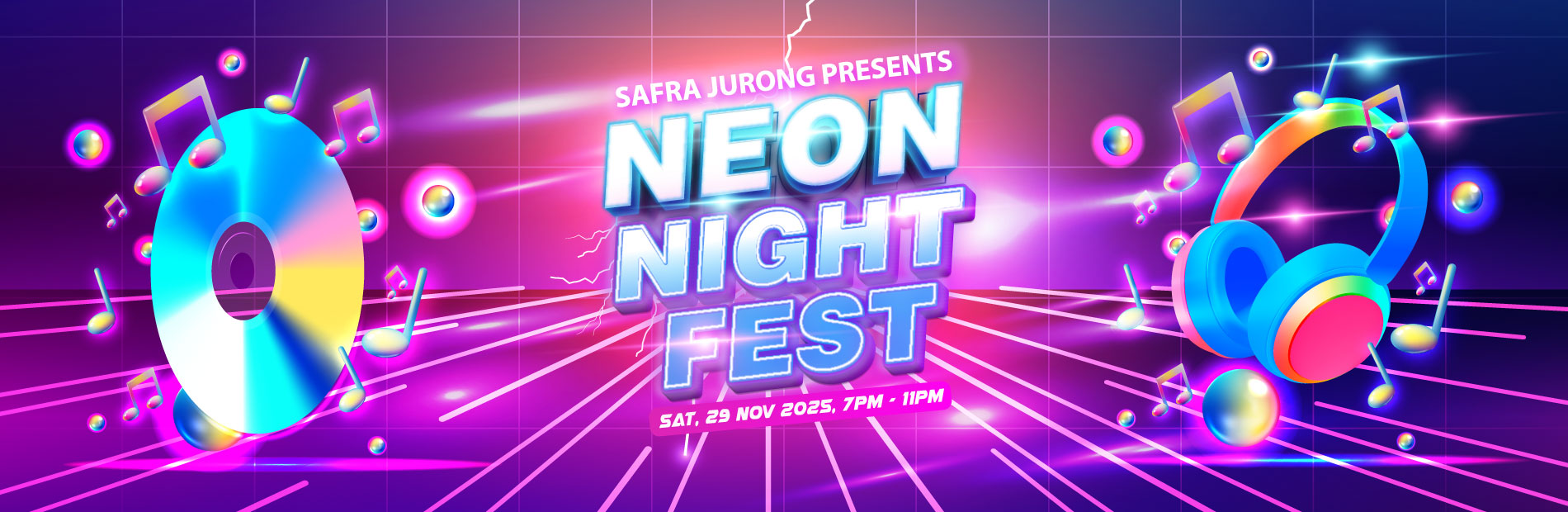 SAFRA Jurong Neon Night Fest