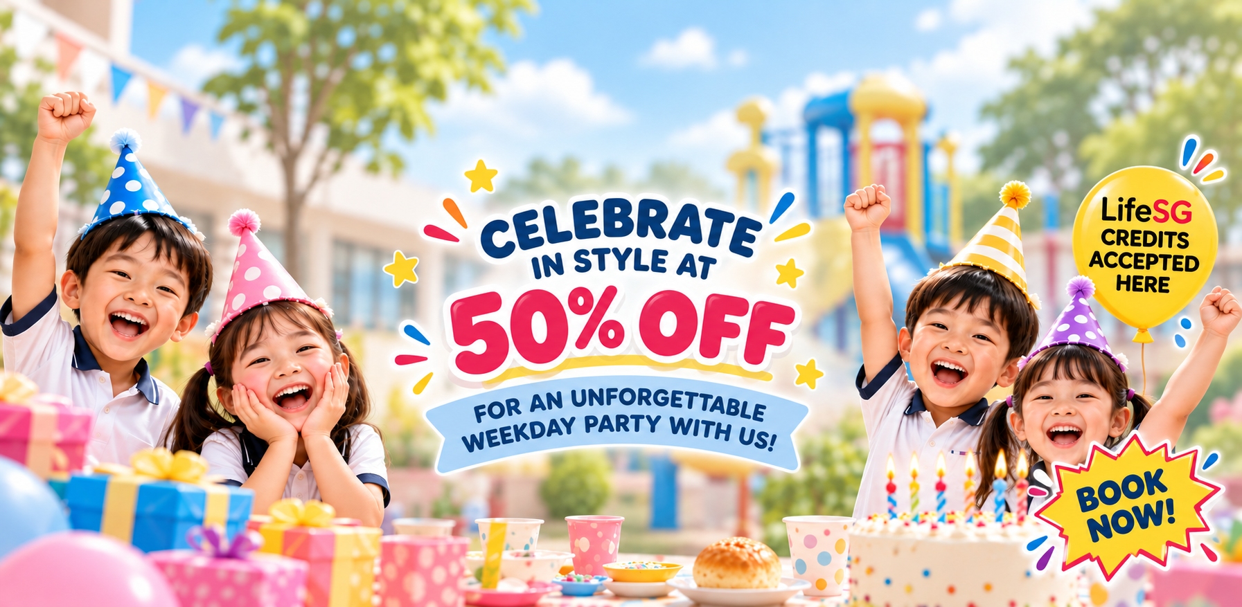 Celebrate in Style_ 50% Off Party Fun at Kidz Amaze