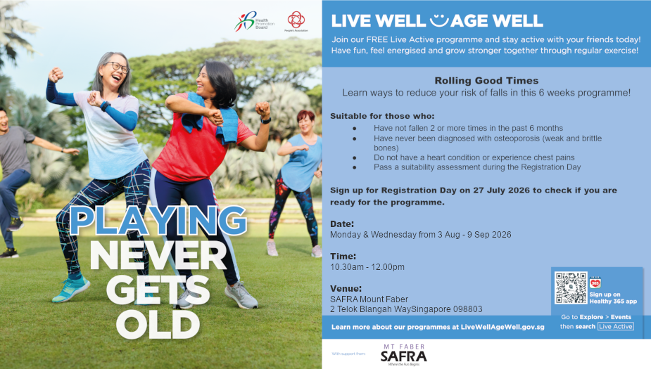 Rolling Good Times @ SAFRA Mount Faber | SAFRA