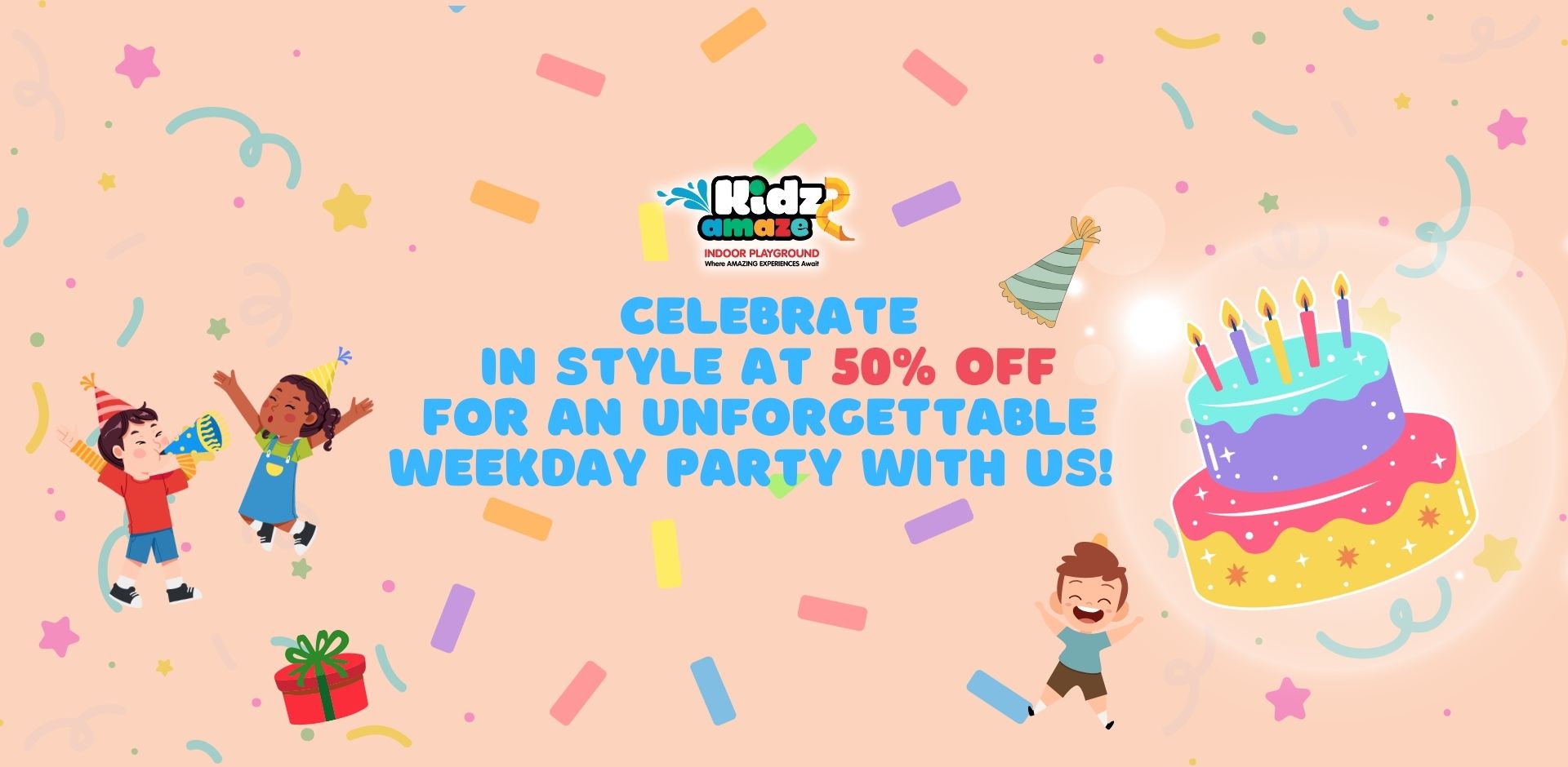 Weekday Birthday Website Banner