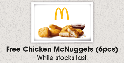 McNuggets giveaway McNuggets giveaway