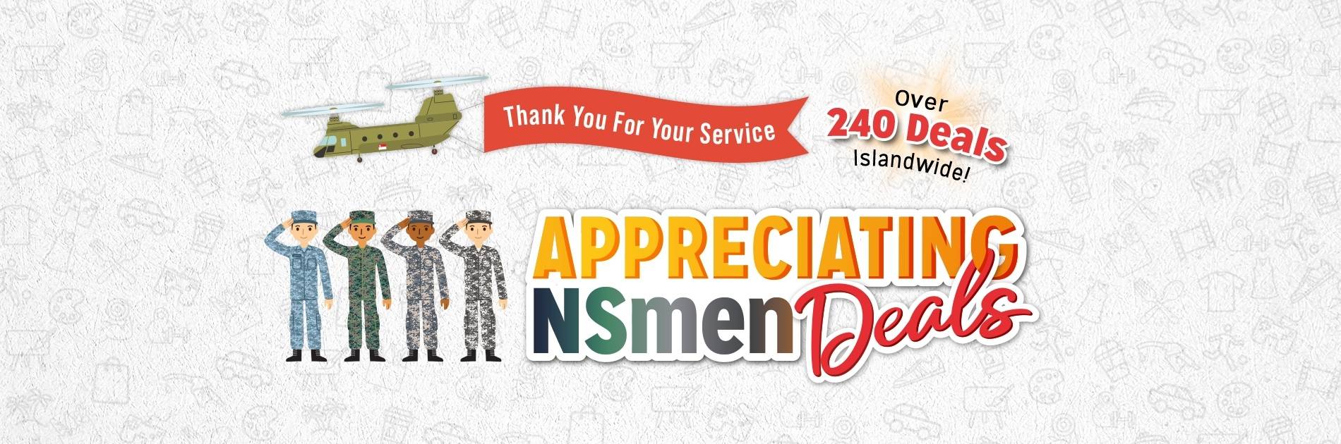 Appreciating NSmen Deals - Over 240 Deals